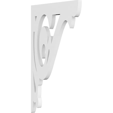 Ekena Millwork Bordeaux Architectural Grade PVC Bracket, 5/8"W X 7 1/2"D X 13"H BKTP01X07X13BO